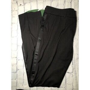 Yves Saint Laurent Uniform Black Straight Pants Size EU 44M Sz 14 US